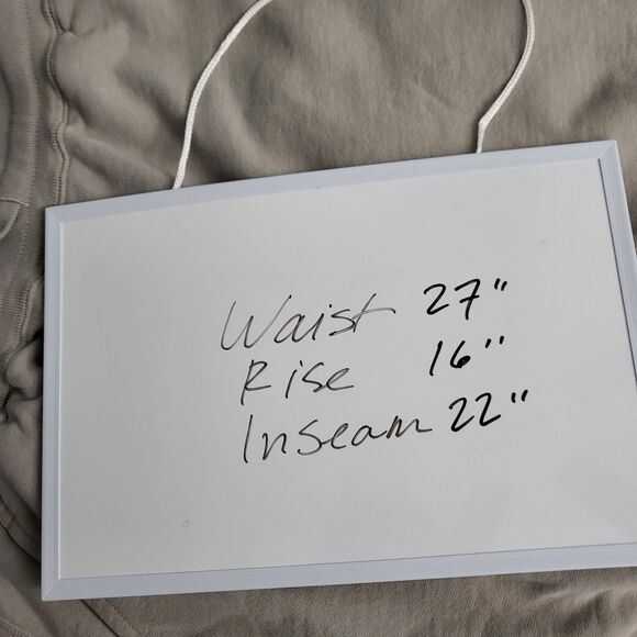 TKEES Jogger Pants Womens 1 S Gray Drop Crotch Sweatpants Tapered - Picture 8 of 8